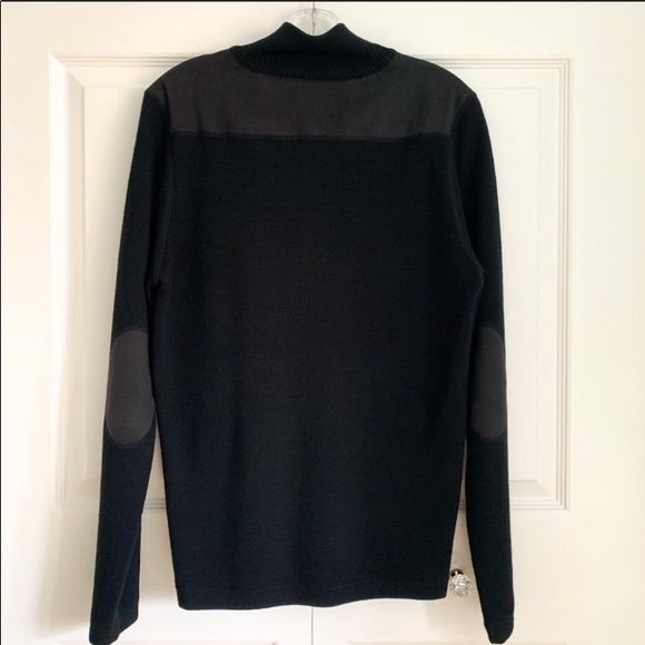 BOSS Hugo Boss Macabe Virgin Wool Patch Sweater - Picture 4 of 8